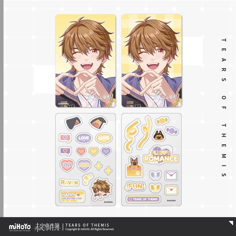 Tears of Themis The First Flutter of Love Series Exclusive Mini Card Decor Set