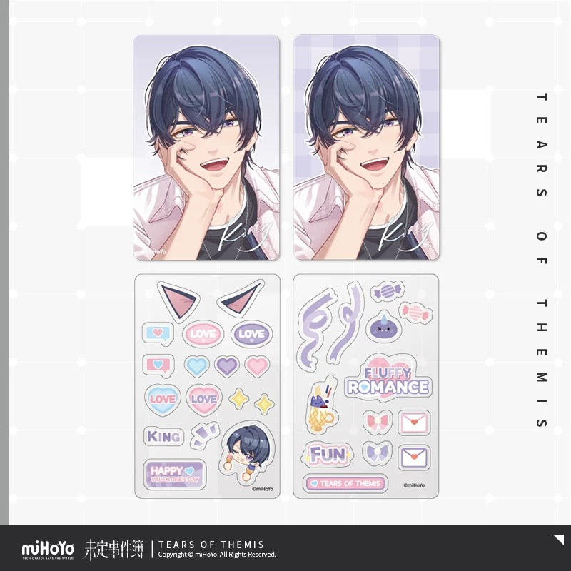 Tears of Themis The First Flutter of Love Series Exclusive Mini Card Decor Set