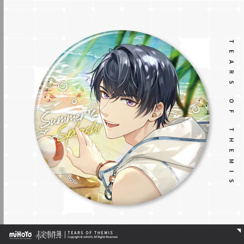 Tears of Themis Tranquil Summer Splash Series Tinplate Badge
