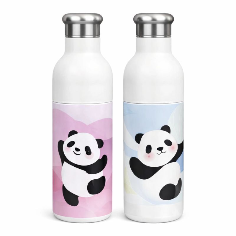 CCTV iPanda stainless steel thermos cup