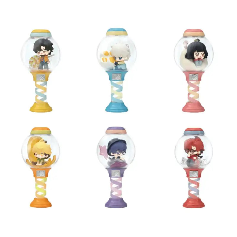 Link Click official merchandise candy stick figure blind box anime collectible with rotating knob and LED light