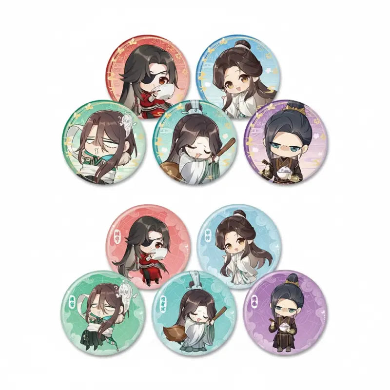 Heaven Official's Blessing Fortune Feast Series Chibi Badge Blind Box